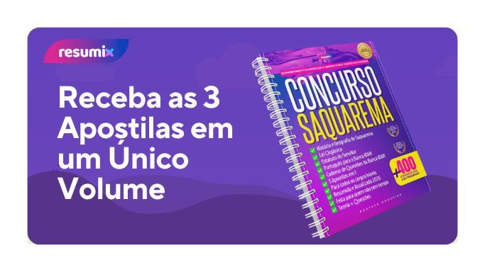 Super Combo Concurso Saquarema 2026 - Resumix